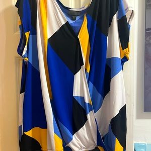 Multi colored dress top